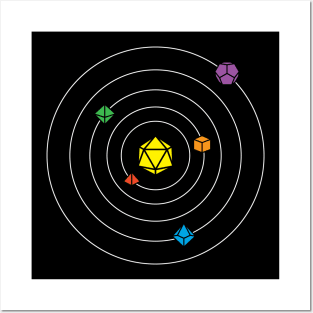 Dice Solar System 1.0 Color Posters and Art